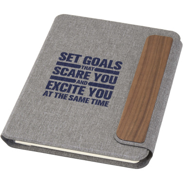 Logotrade promotional giveaway image of: Andean A5 RCS recycled portfolio