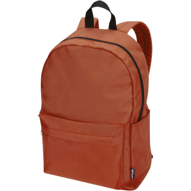Logo trade promotional giveaways image of: Byron 14" GRS recycled city laptop backpack 16L