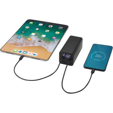 Logotrade promotional gift image of: Acamar 20.000 mAh 70W recycled aluminium laptop power bank