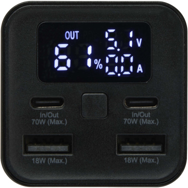 Logo trade promotional products picture of: Acamar 20.000 mAh 70W recycled aluminium laptop power bank