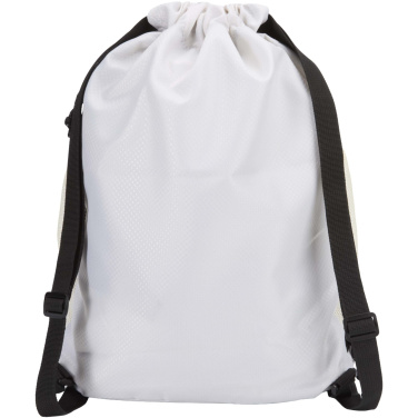 Logotrade business gift image of: Nomad GRS recycled sports drawstring bag with bottom compartment 18L