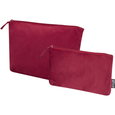 Logotrade promotional giveaway picture of: Swift GRS recycled velvet toiletry bag set