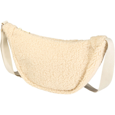 Logotrade promotional products photo of: Bear GRS recycled sherpa crossbody bag 3L