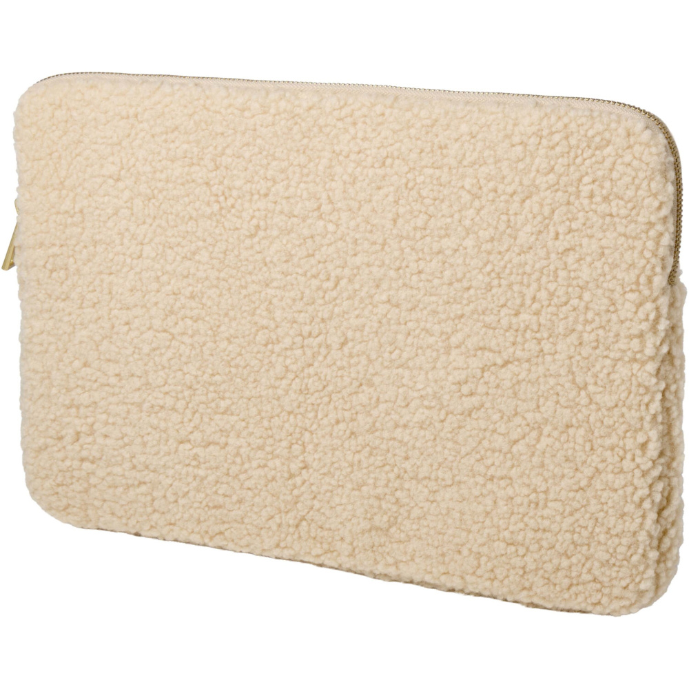 Logotrade promotional product image of: Bear 13" GRS recycled sherpa laptop sleeve 2L