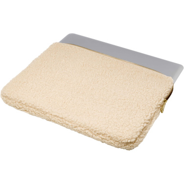 Logo trade promotional products image of: Bear 13" GRS recycled sherpa laptop sleeve 2L