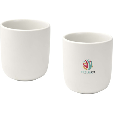 Logo trade corporate gifts picture of: Male 200 ml ceramic cups - set of 2