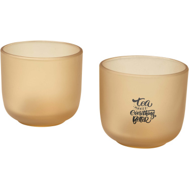 Logotrade corporate gift image of: Male 200 ml glass cups - set of 2