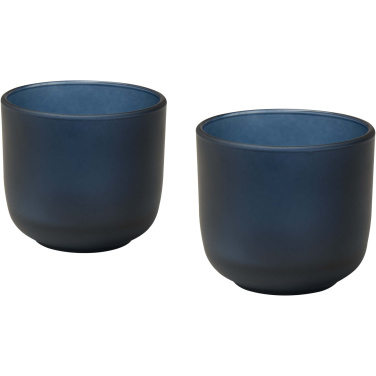 Logo trade corporate gifts image of: Male 200 ml glass cups - set of 2