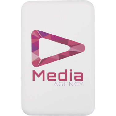 Logo trade promotional product photo of: Acrab 10.000 mAh 15W magnetic wireless power bank with 20W PD - made from recycled plastic