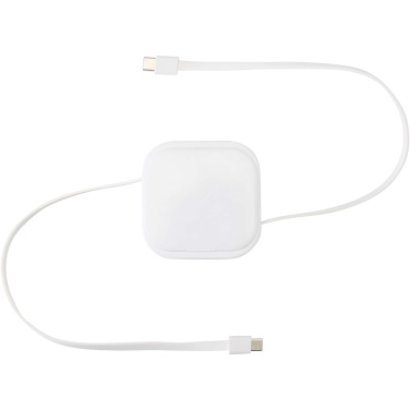 Logotrade promotional merchandise picture of: Gloas 5-in-1 recycled retractable data sync and 100W fast charge cable with smartphone tool kit