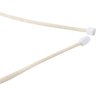 Logotrade business gift image of: Adhab smartphone lanyard with bamboo details