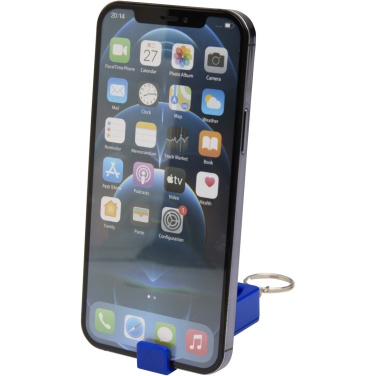 Logo trade promotional products image of: Aggia recycled plastic phone stand with fidget toy