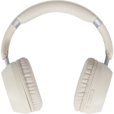 Logo trade business gifts image of: Hoggar recycled plastic over-ear foldeable ANC and ENC headphones