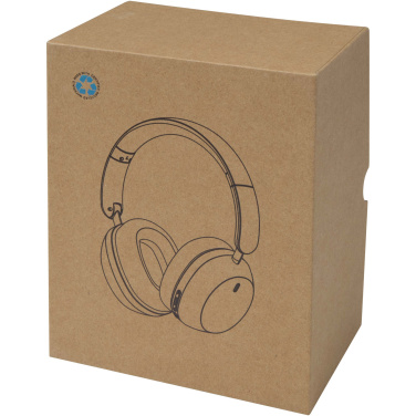 Logo trade promotional items picture of: Hoggar recycled plastic over-ear foldeable ANC and ENC headphones
