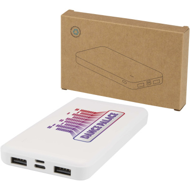 Logo trade promotional items picture of: Intan 10.000 mAh 10W recycled plastic power bank