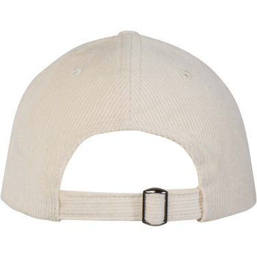 Logotrade corporate gift image of: Hutton 6 panel recycled corduroy cap