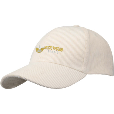 Logotrade promotional gift picture of: Hutton 6 panel recycled corduroy cap