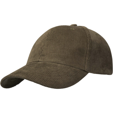Logo trade promotional products picture of: Hutton 6 panel recycled corduroy cap