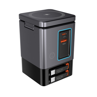 Logotrade corporate gift image of: Urban Vitamin Sacramento 105W GAN charger+retractable cables