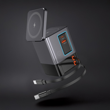 Logotrade promotional giveaways photo of: Urban Vitamin Sacramento 105W GAN charger+retractable cables