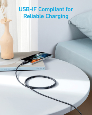 Logotrade promotional products photo of: Anker USB-C to USB-C Cable 1.8 metre 60W