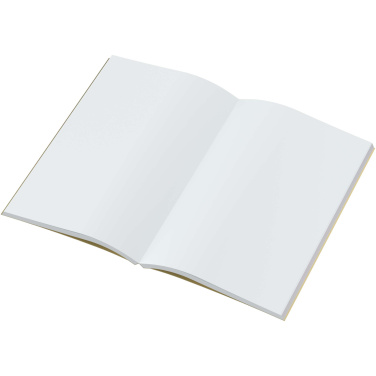 Logo trade promotional gift photo of: Novella Austen A5 metallic soft cover notebook - 100 sheets