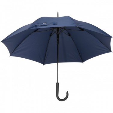 Logo trade promotional giveaways image of: Automatic storm umbrella RPET ATHENS