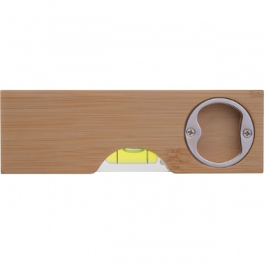 Logotrade promotional gift image of: Spirit Level with Bottle Opener FLORIDA