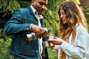 Logo trade promotional merchandise photo of: Black+Blum Explorer Flask Duo 1L