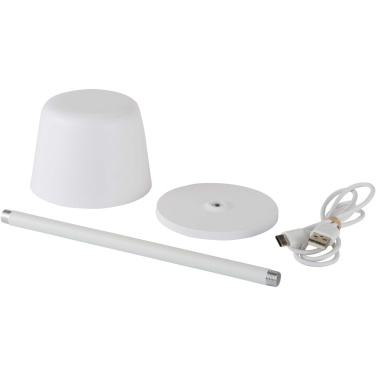 Logo trade business gift photo of: Alya rechargeable dimmable table lamp with 3 light modes