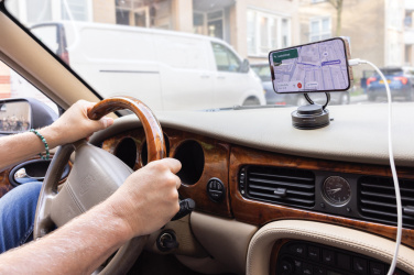 Logo trade promotional gifts picture of: Terra 360 RCS recycled plastic universal phone holder