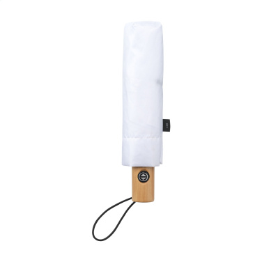 Logo trade promotional gift photo of: Michigan foldable RCS RPET umbrella 21 inch