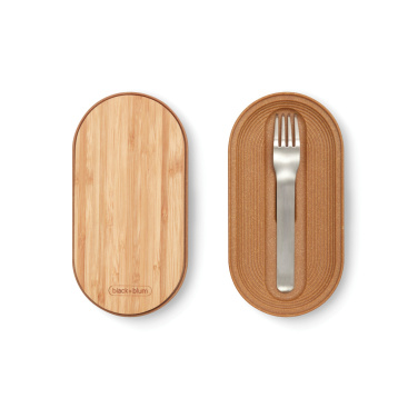 Logo trade corporate gifts image of: Black+Blum Stainless Steel Double Bento Box