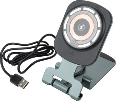 Logo trade corporate gift photo of: Phone holder with wireless charger