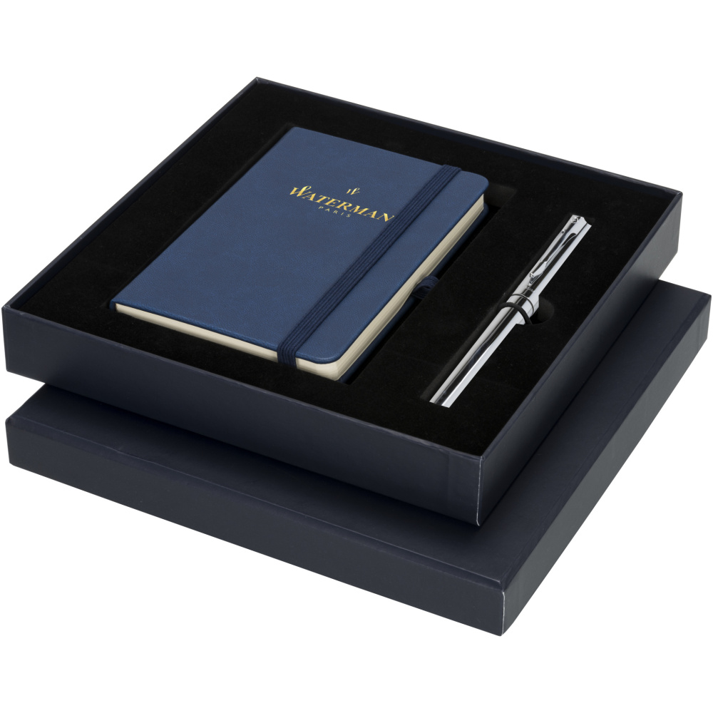 Logo trade advertising product photo of: Waterman gift box with A6 notebook