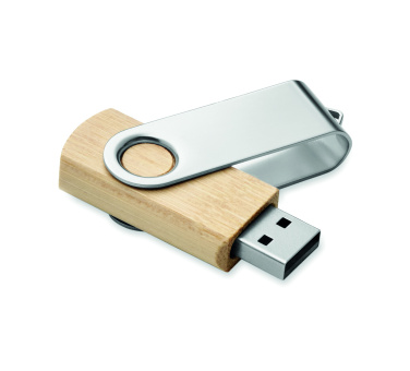 Logotrade promotional gift picture of: Techmate bamboo USB 16GB       MO6898-40