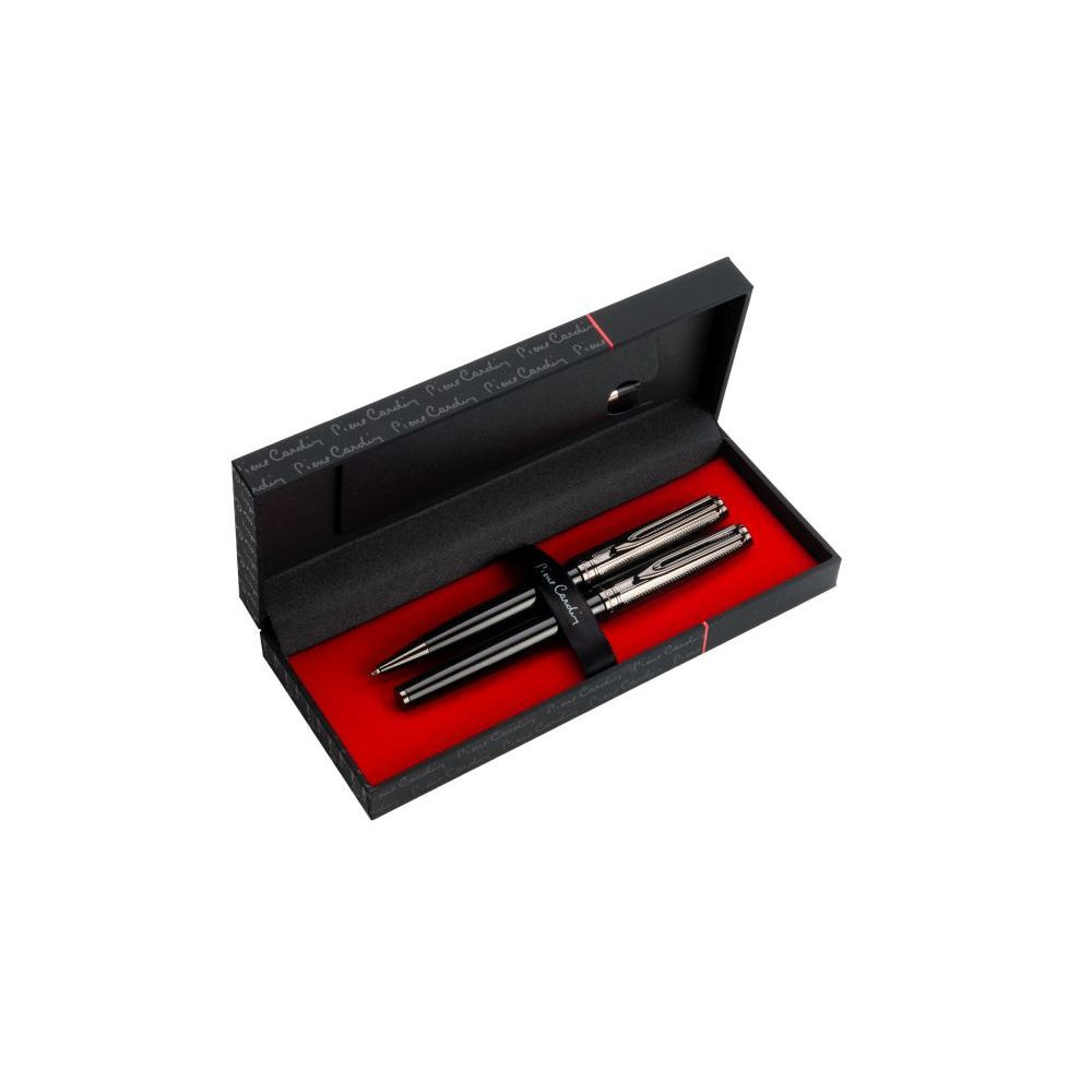 Logotrade advertising product picture of: Writing set with ballpoint pen and fountain pen ODETTE Pierre Cardin