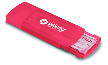 Logo trade promotional merchandise image of: Container with plasters