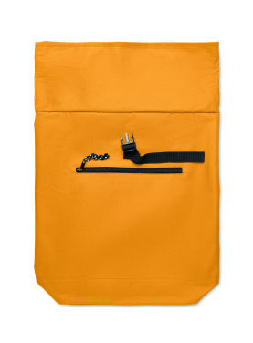 Logo trade promotional giveaways picture of: 600Dpolyester rolltop backpack