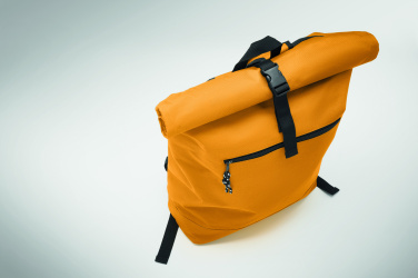 Logo trade promotional gifts picture of: 600Dpolyester rolltop backpack