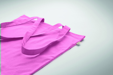 Logo trade promotional gifts image of: Recycled cotton shopping bag