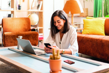 Logotrade promotional giveaways photo of: Wireless charger power bank