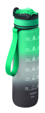 Logotrade advertising product image of: Sports water bottle RPET 1L