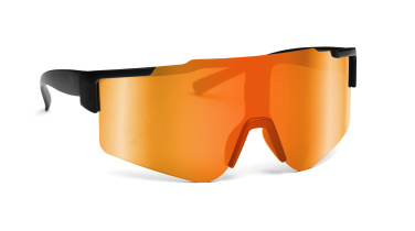Logo trade promotional giveaway photo of: Mirrored sports sunglasses