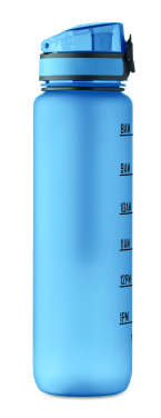 Logo trade promotional merchandise image of: Sports water bottle RPET 1L