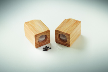 Logotrade promotional item picture of: Bamboo salt & pepper set