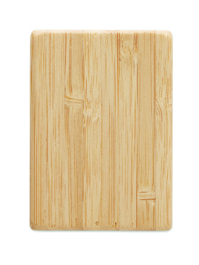 Logo trade corporate gifts image of: Bamboo salt & pepper set