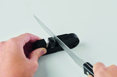 Logo trade business gifts image of: Pocket-sized knife sharpener