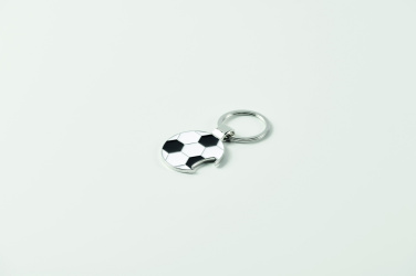 Logo trade promotional giveaways picture of: Football keyring with opener