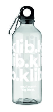 Logo trade business gifts image of: RPET bottle 500ml
